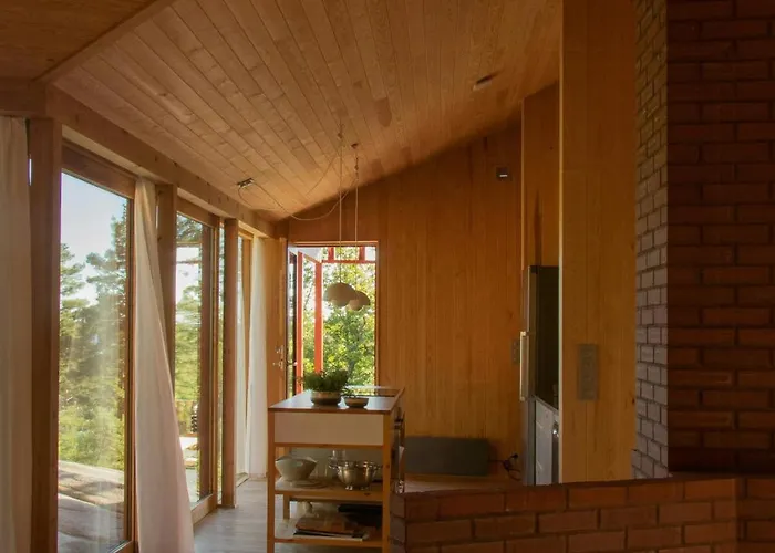 度假居 Architectural Gem With A View Of Lyngor