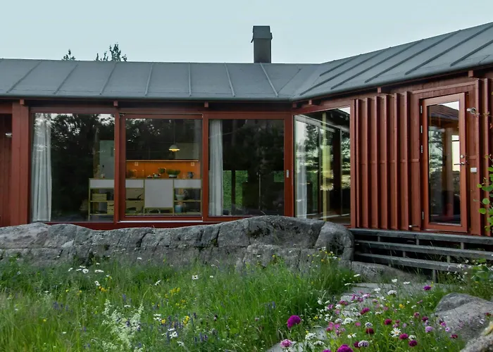 Architectural Gem With A View Of Lyngor Nyaraló *